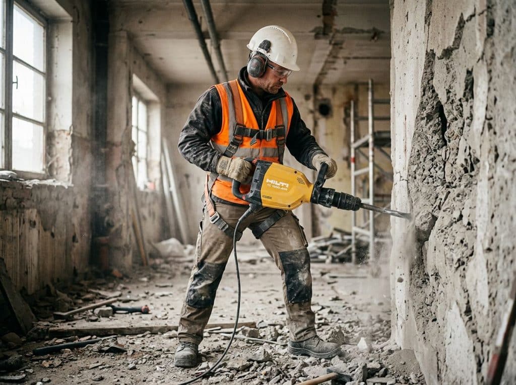 Chantier ouvrier démolition Genève